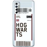 Прозрачный чехол BoxFace Tecno Camon 17P Ticket Hogwarts