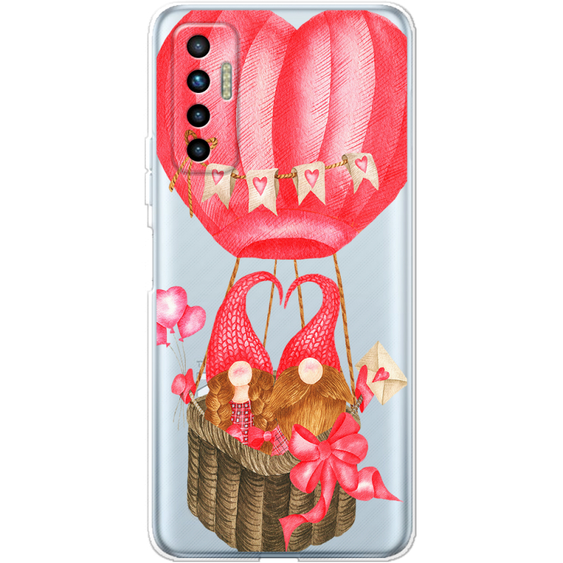 Прозрачный чехол BoxFace Tecno Camon 17P Valentine Dwarfs