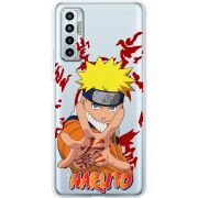 Прозрачный чехол BoxFace Tecno Camon 17P Naruto