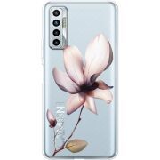 Прозрачный чехол BoxFace Tecno Camon 17P Magnolia