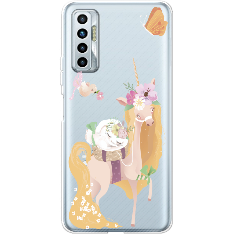 Прозрачный чехол BoxFace Tecno Camon 17P Uni Blonde