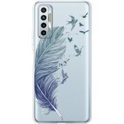 Прозрачный чехол BoxFace Tecno Camon 17P Feather