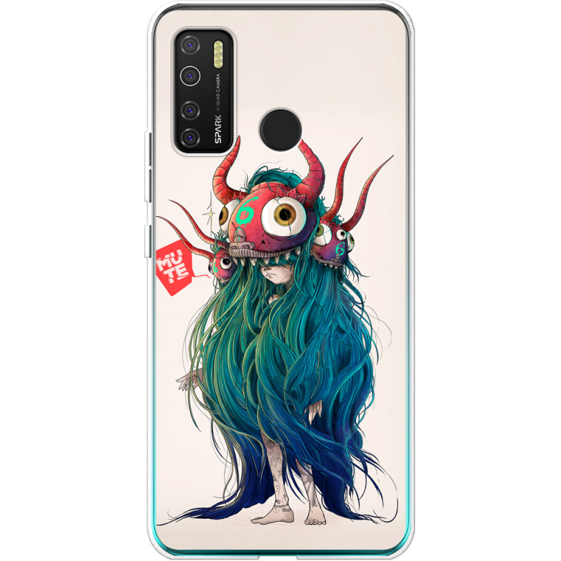 Чехол BoxFace Tecno Spark 5 Pro Monster Girl