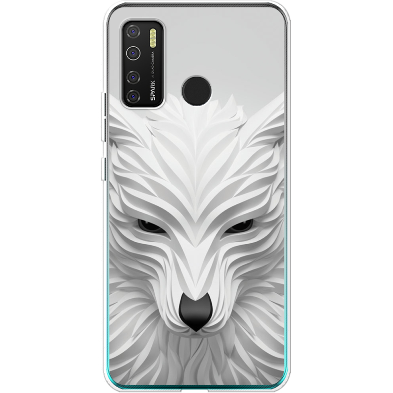 Чехол BoxFace Tecno Spark 5 Pro White Wolf