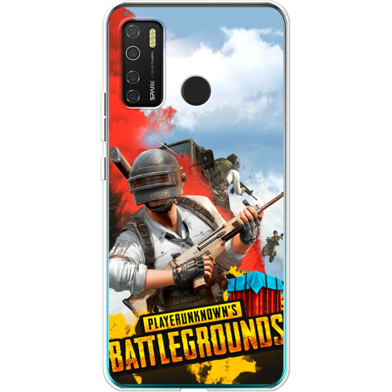 Чехол BoxFace Tecno Spark 5 Pro PLAYERUNKNOWN'S BATTLEGROUNDS