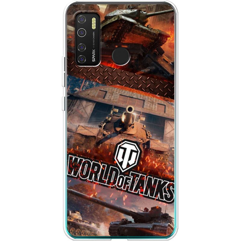 Чехол BoxFace Tecno Spark 5 Pro World Of Tanks