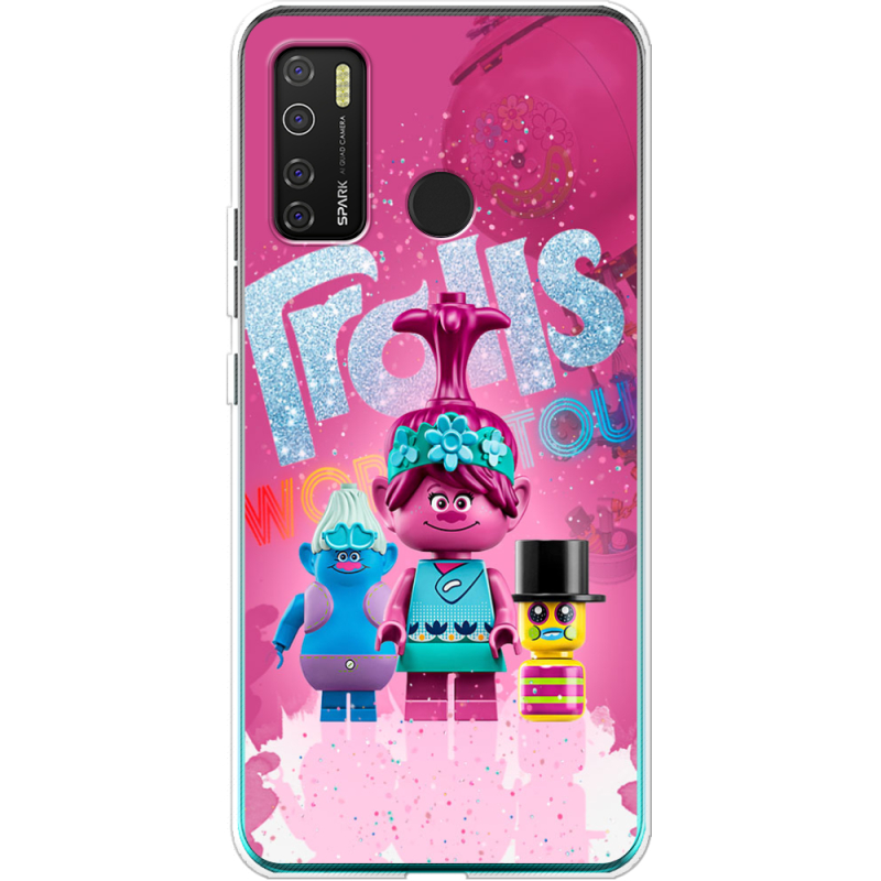 Чехол BoxFace Tecno Spark 5 Pro Lego Trolls