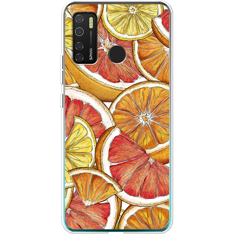 Чехол BoxFace Tecno Spark 5 Pro Citrus Pattern