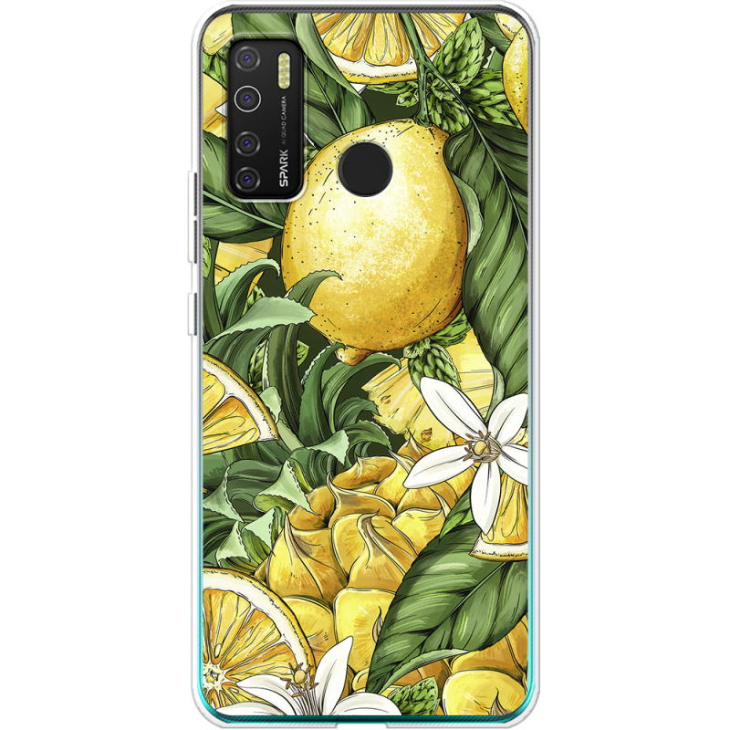 Чехол BoxFace Tecno Spark 5 Pro Lemon Pattern