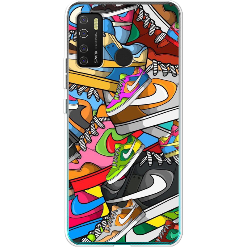 Чехол BoxFace Tecno Spark 5 Pro Sneakers