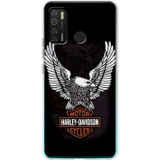 Чехол BoxFace Tecno Spark 5 Pro Harley Davidson and eagle