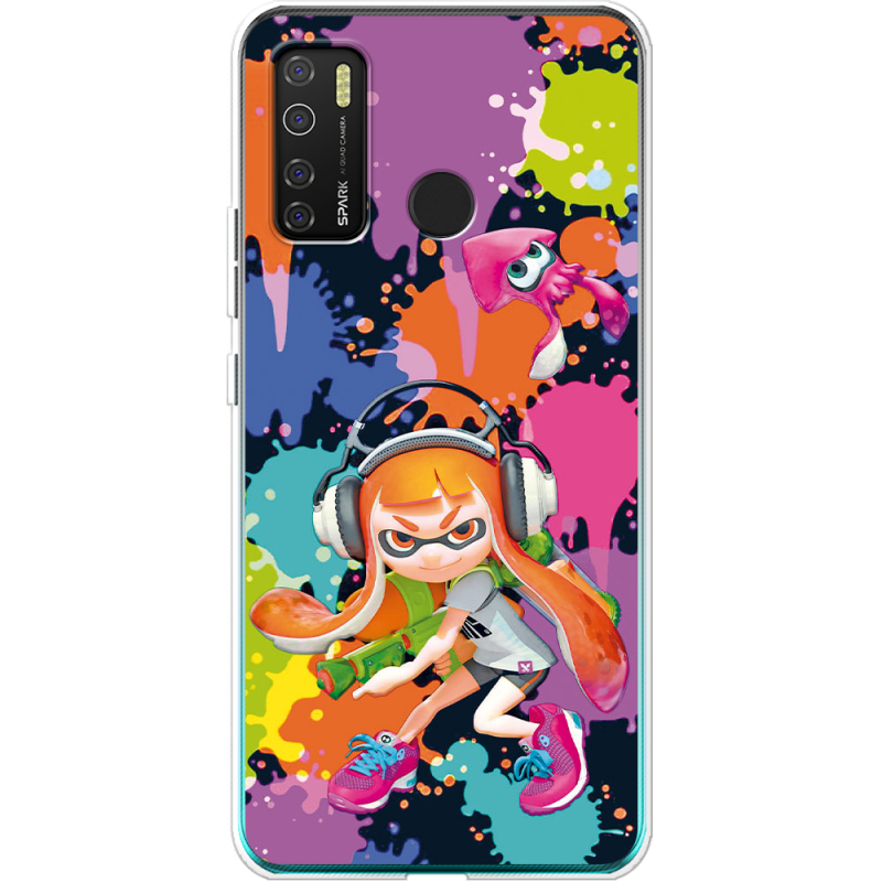 Чехол BoxFace Tecno Spark 5 Pro Splatoon Inklings