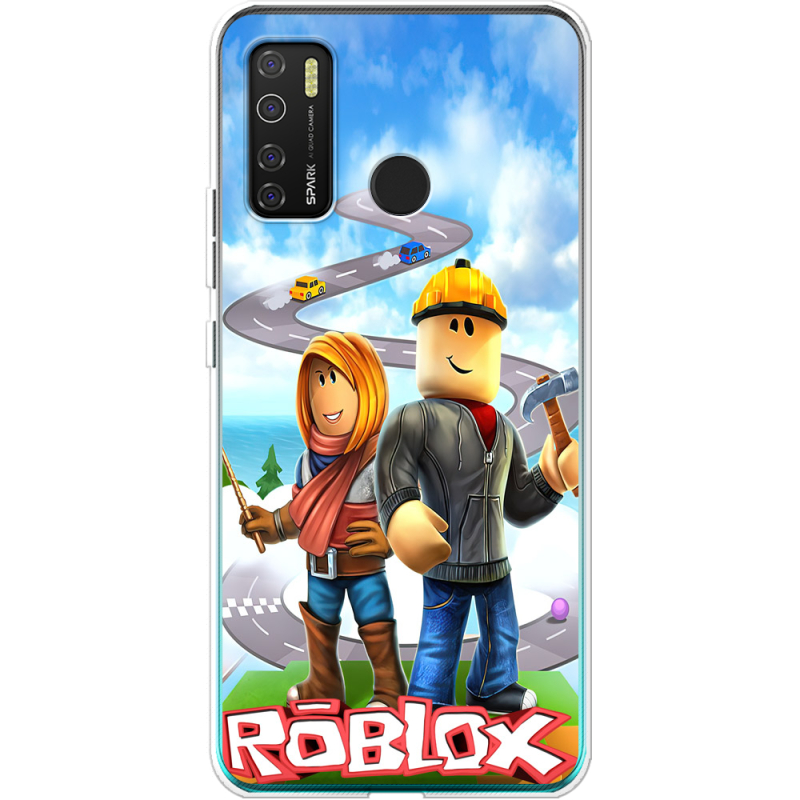 Чехол BoxFace Tecno Spark 5 Pro Roblox Білдерман