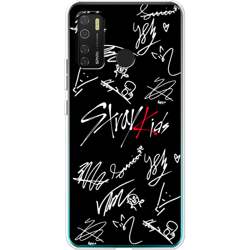 Чехол BoxFace Tecno Spark 5 Pro Stray Kids автограф