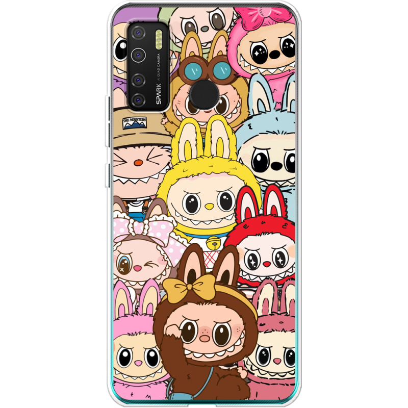Чехол BoxFace Tecno Spark 5 Pro Labubu