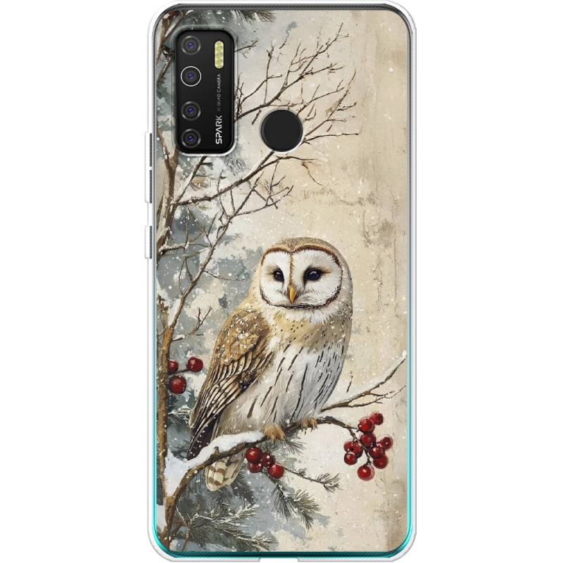 Чехол BoxFace Tecno Spark 5 Pro Christmas Owl