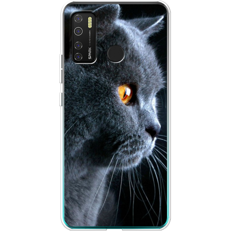 Чехол BoxFace Tecno Spark 5 Pro English cat