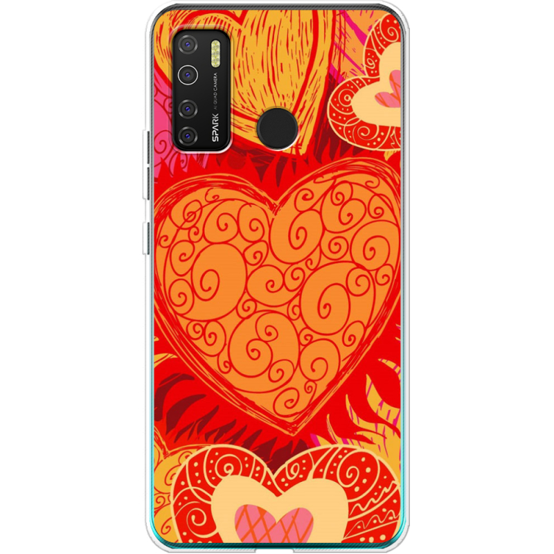 Чехол BoxFace Tecno Spark 5 Pro Warm Hearts