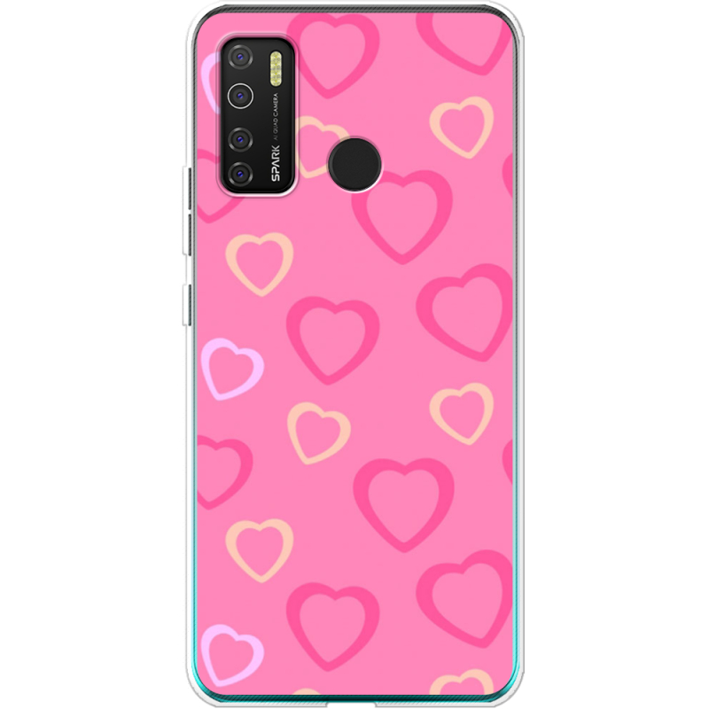 Чехол BoxFace Tecno Spark 5 Pro Sugar Hearts