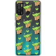 Прозрачный чехол BoxFace Tecno Spark 5 Pro Pattern Baby Yoda