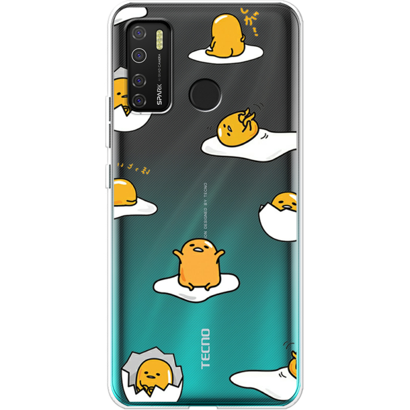 Прозрачный чехол BoxFace Tecno Spark 5 Pro Gudetama