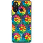 Прозрачный чехол BoxFace Tecno Spark 5 Pro Hippie Flowers