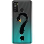 Прозрачный чехол BoxFace Tecno Spark 5 Pro Swan question