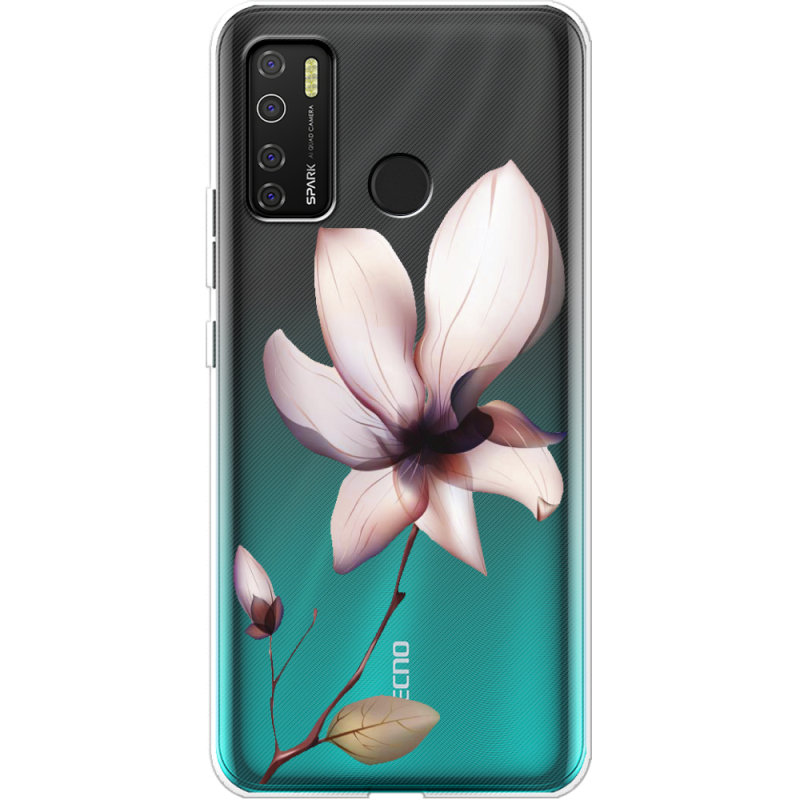 Прозрачный чехол BoxFace Tecno Spark 5 Pro Magnolia