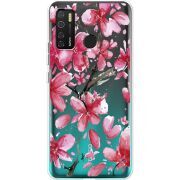 Прозрачный чехол BoxFace Tecno Spark 5 Pro Pink Magnolia