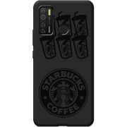 Черный чехол BoxFace Tecno Spark 5 Pro Black Coffee