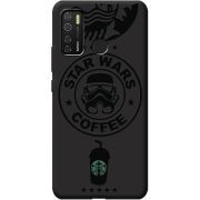 Черный чехол BoxFace Tecno Spark 5 Pro Dark Coffee