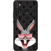 Черный чехол BoxFace Tecno Spark 5 Pro looney bunny