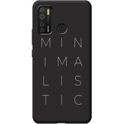 Черный чехол BoxFace Tecno Spark 5 Pro Minimalistic