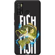 Черный чехол BoxFace Tecno Spark 5 Pro Fish