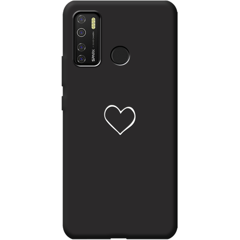 Черный чехол BoxFace Tecno Spark 5 Pro My Heart