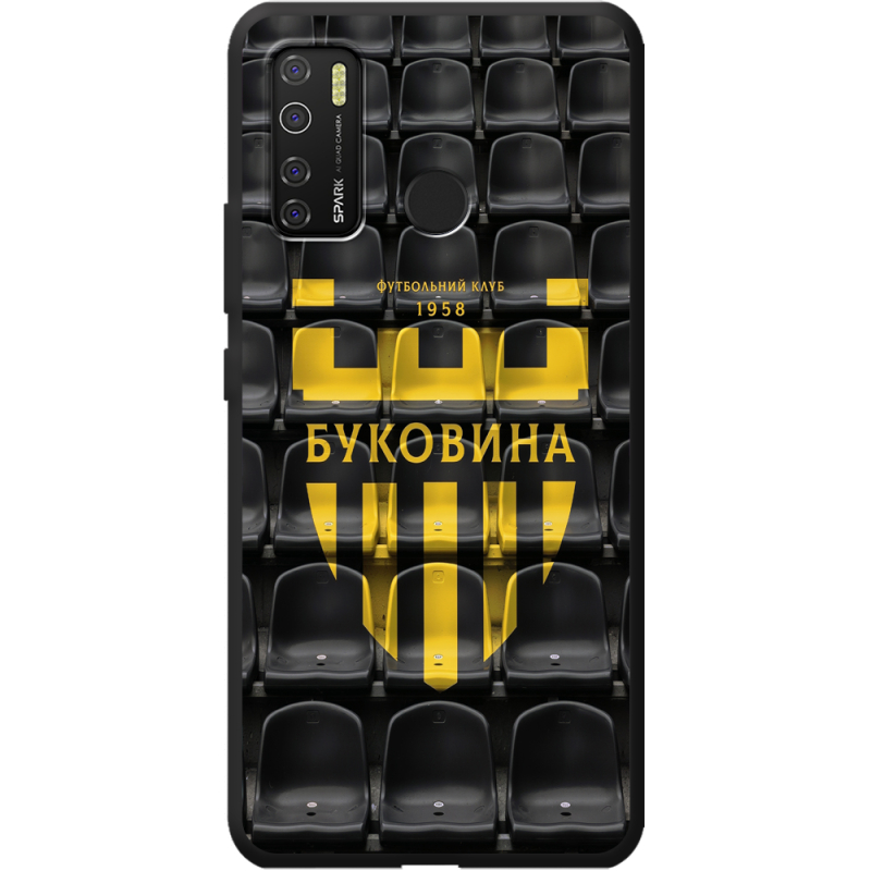 Черный чехол BoxFace Tecno Spark 5 Pro 
