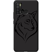 Черный чехол BoxFace Tecno Spark 5 Pro Wolf