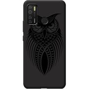 Черный чехол BoxFace Tecno Spark 5 Pro Owl