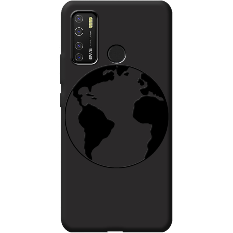 Черный чехол BoxFace Tecno Spark 5 Pro Earth