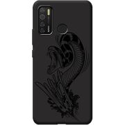 Черный чехол BoxFace Tecno Spark 5 Pro Snake