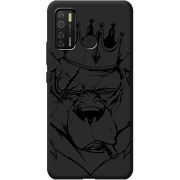 Черный чехол BoxFace Tecno Spark 5 Pro Bear King