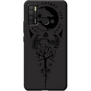 Черный чехол BoxFace Tecno Spark 5 Pro Hugin and Munin