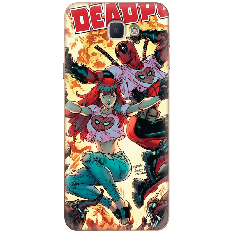 Чехол Uprint Samsung Galaxy J5 Prime G570F Deadpool and Mary Jane