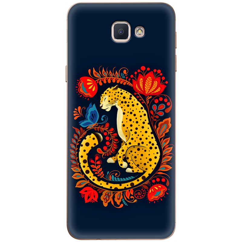 Чехол Uprint Samsung Galaxy J5 Prime G570F Petrykivka Leopard