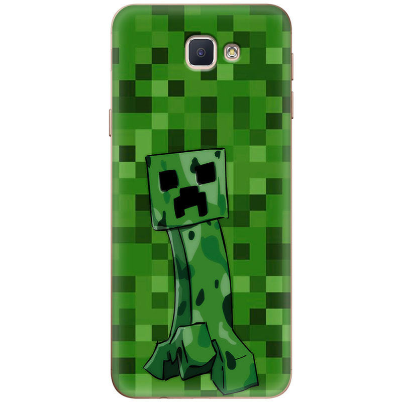 Чехол Uprint Samsung Galaxy J5 Prime G570F Minecraft Creeper