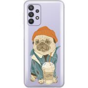 Прозрачный чехол BoxFace Samsung Galaxy A53 (A536) Dog Coffeeman