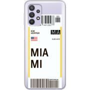 Прозрачный чехол BoxFace Samsung Galaxy A53 (A536) Ticket Miami