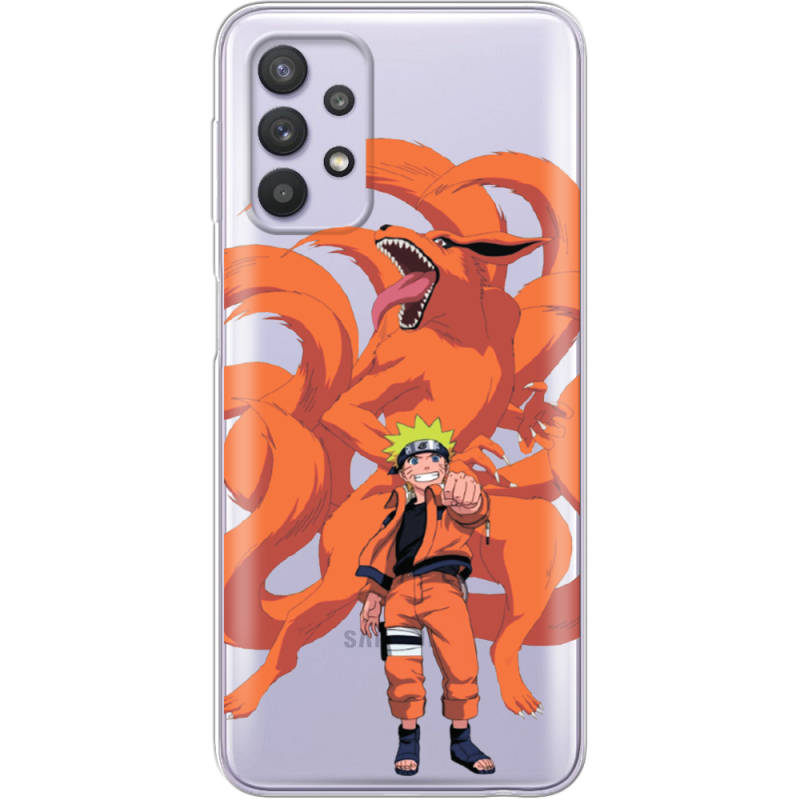Прозрачный чехол BoxFace Samsung Galaxy A53 (A536) Naruto and Kurama