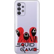 Прозрачный чехол BoxFace Samsung Galaxy A53 (A536) siquid game люди в красном