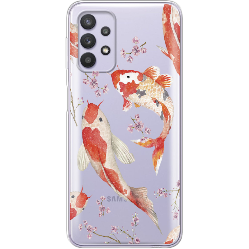 Прозрачный чехол BoxFace Samsung Galaxy A53 (A536) Japanese Koi Fish
